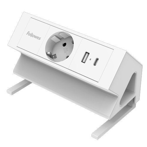 Fellowes Power Strip 100137173 Base Múltiple 2M 1 Salidas AC Indoor White