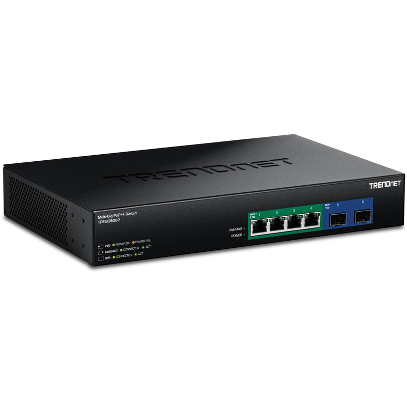 Trendnet TPE-BG5062 Switch No Administrado 2.5G Ethernet (100/1000/2500) Energía Sobre Ethernet (PoE) Black