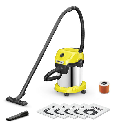 Aspiradora Karcher Seco And Húmedo Wd 3 S V-17/4/20 + 4 Fb 1000 Watts Power Succión 230W Capacity 17 L Ruido 7 — image 1