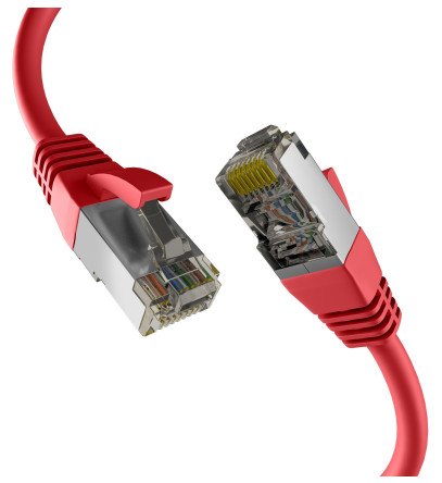 Efb CAT.8.1 Red 0,50M RJ45 Network Cable S FTP Pimf