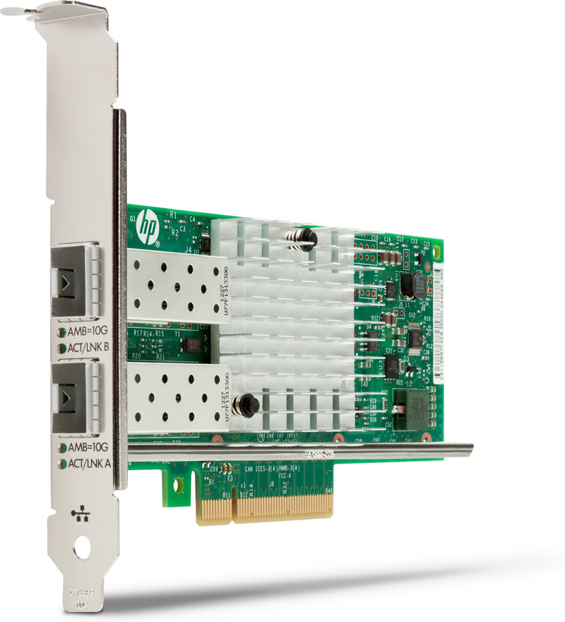 HP Intel X550 10GBASE-T Dual Port Nic Card And Adapter Interfaz Internal
