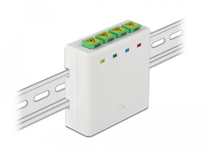 Delock Box Of Conexiones Fo Carril Din 4 X Sc Simplex Or Lc Duplex — image 1
