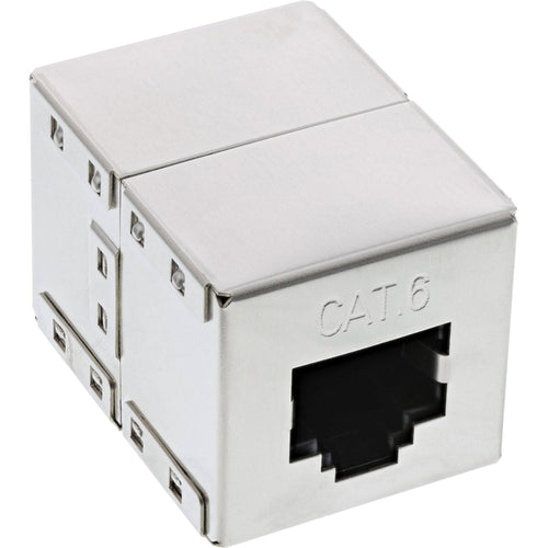 Inline Adapter CAT.6 Metal Blindado 2x RJ45 Female a Female — image 1