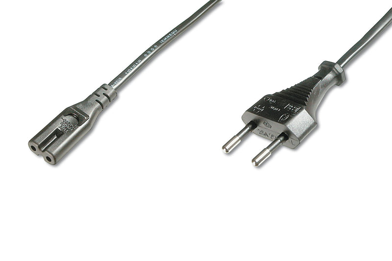 Assmann Electronic AK-440114-018-S Cable Transmisión Black C7 Acoplador CEE7/16