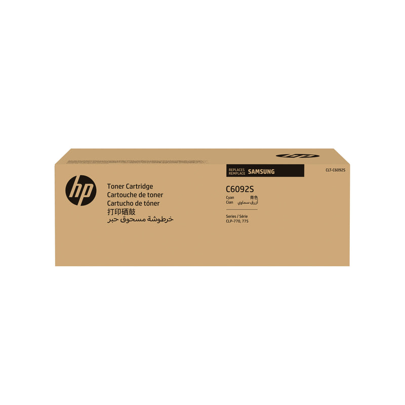 HP Samsung CLT-C6092S Cyan Toner Cartridge Samsung CLT-C6092S Cyan Toner Cartridge