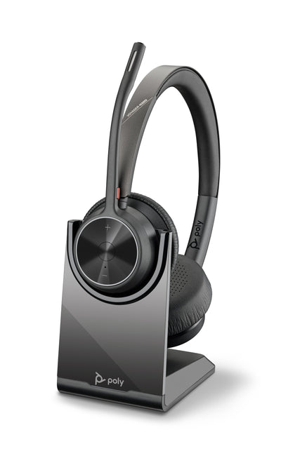 Poly Headphones Voyager 4320 USB-C Headset With Charge Stand — image 1