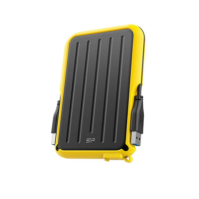 Drive External HDD Silicone Power Armor A66 2.5 2TB USB 3.2 IPX4 Yellow — image 1