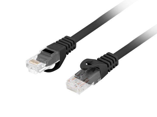 Lanberg Network Cable CAT.6 UTP Lszh Cu 2M Black Fluke Passed