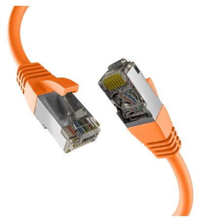 Efb CAT.8.1 Orange 7,5M RJ45 Network Cable S FTP Pimf