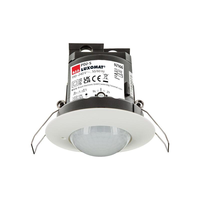 Beg 92166 Detector Presence PD 2-SLAVE Luxomat Ws Ceiling Recessed