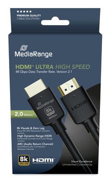 Mediarange Cable MRCS220 HDMI 2M HDMI Type a Standard Black — image 1