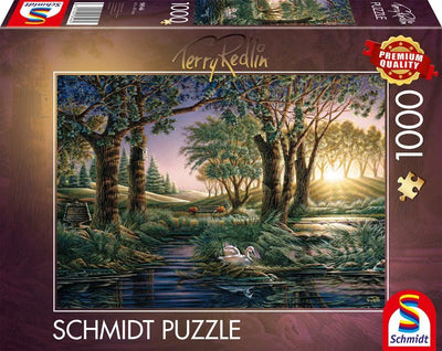 Schmidt Spiele Terry Redlin: Magia Matutina Estanque, Rompecabezas 1000 Pieces 58546 — image 1