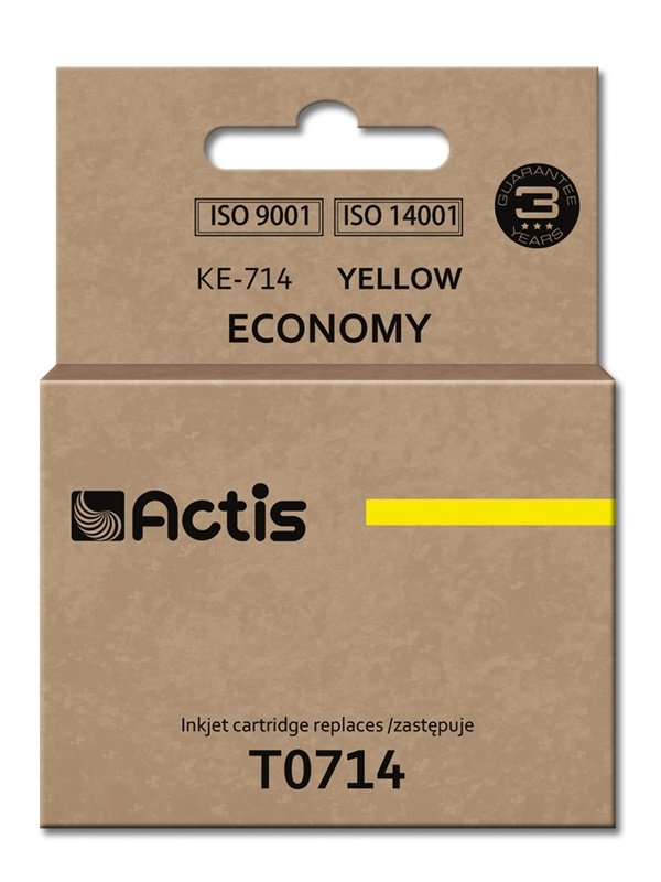 Actis Ink KE-714 (reemplazo Epson T0714 T0894 T1004 - Standard - 13,5ML - Yellow