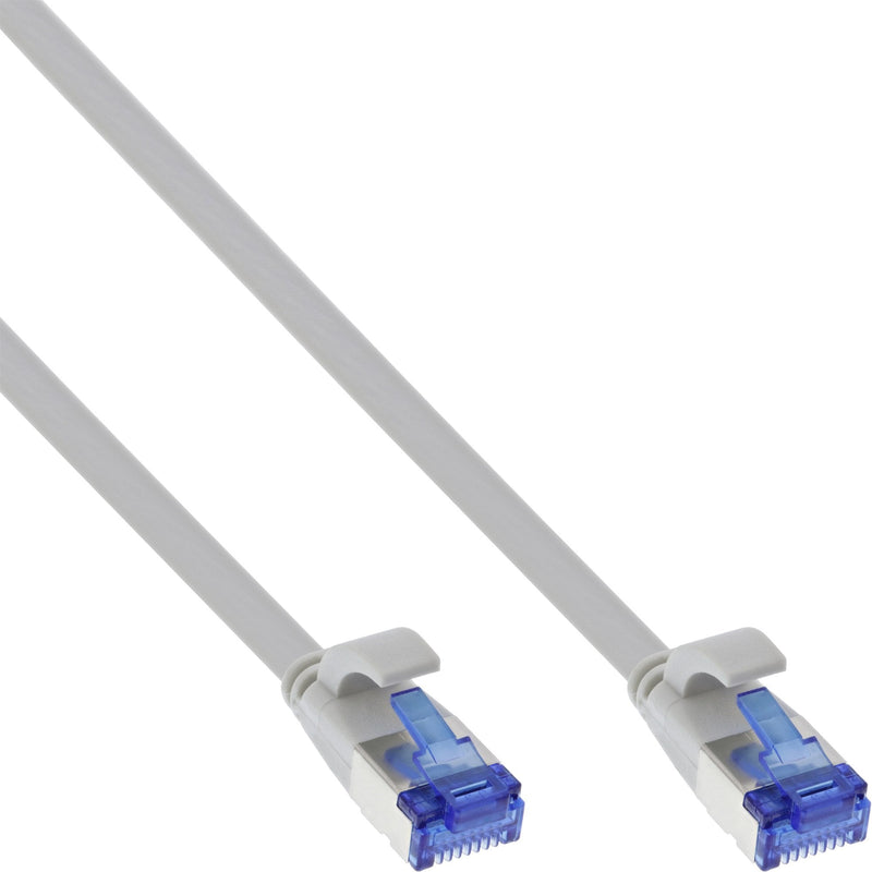 Inline Network Cable Flat , U/FTP, CAT.6A, Tpe Libre Halógenos, Grey 5M