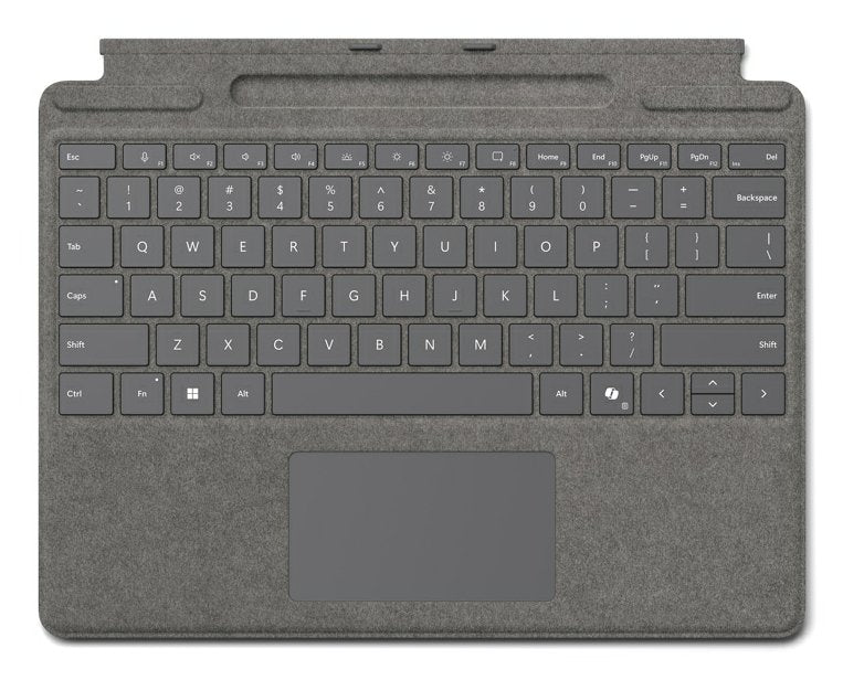Microsoft Keyboard Surface Pro With Almacenamiento Pencil Empresas, Keyboard Platinum, Design de, Surface Pro