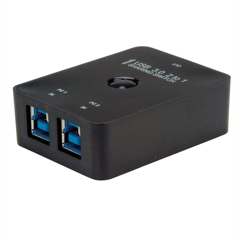 Value Manueller USB 3.2 Gen 1 Switch, 2 Ports