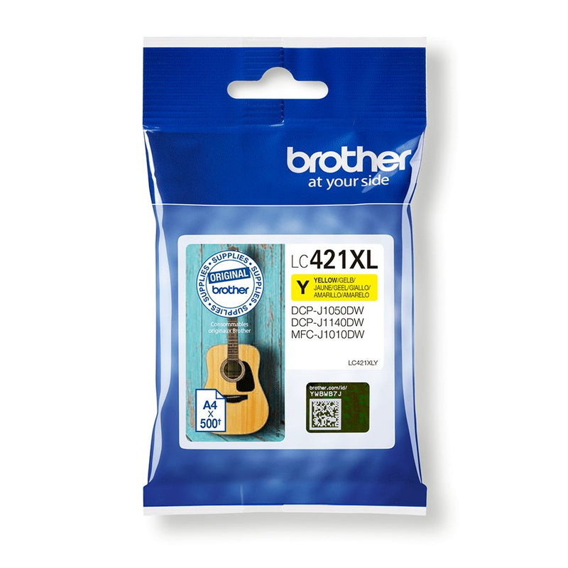 Brother Genuine Ink LC-421XLY LC421XLY High Capacity Yellow