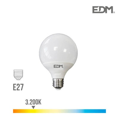 EDM Bulb Globo LED Ø95MM E27 10W 810LM 3200K Light Calida Ø9,5X12CM — image 1