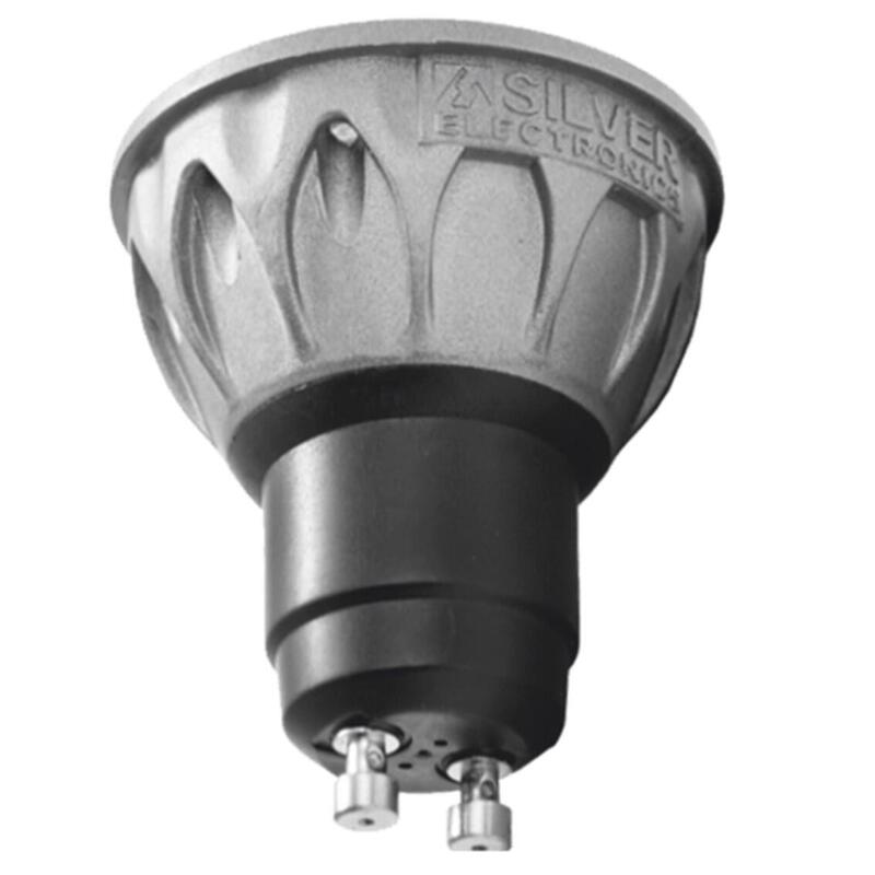 Bulb LED Silver Electronic Eco Dicroica 8W80W - GU10 - 2700K - 38 - 690LM - Light Calida - a +