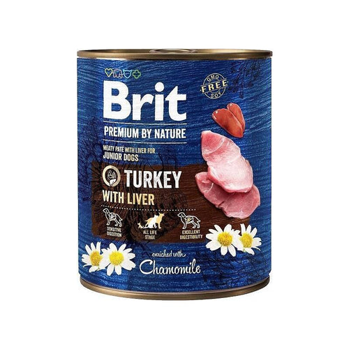 Brit Premium By Nature Turkey&liver Dla Psów 800G — image 1