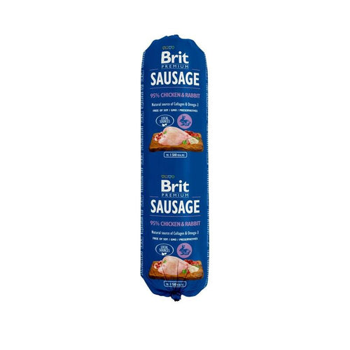 Brit Premium Sausage Chicken Rabbit Karma Mokra Perro 800G — image 1