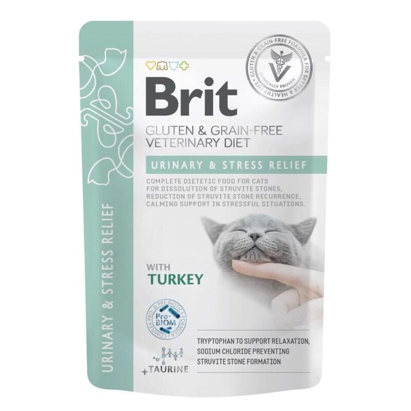 Brit Vd Urinary And Stress Relief Pouch - Alimento Húmedo Gatos - 85G