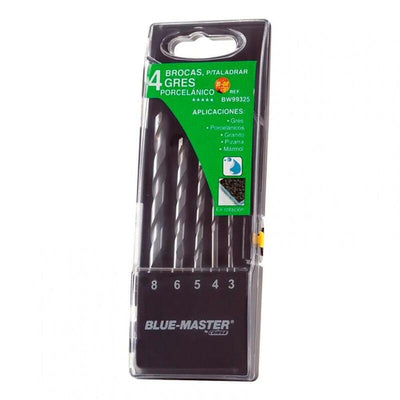 Drill Bits Profesionales Porcelánico Ø4-5-6-8MM, Set 4 Pieces — image 1