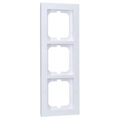 Busch Jaeger 1723-284 Frame Embellecedor 3F Busch-axcent White Estudio — image 1