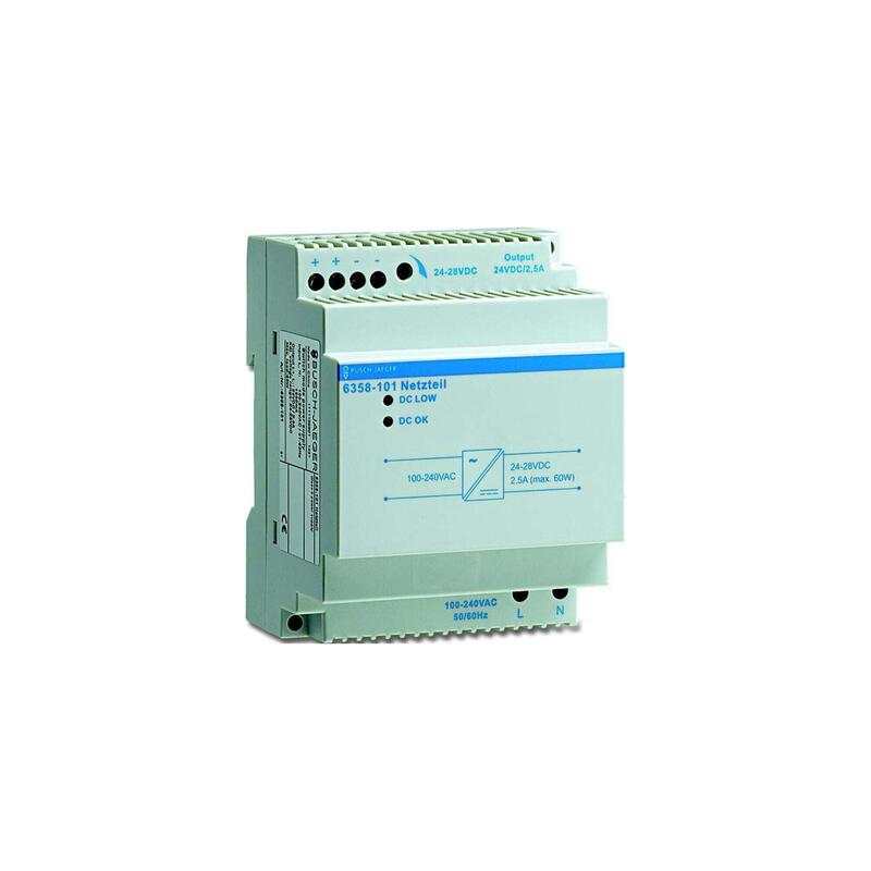 Busch Jaeger Bj 6358-101 Power Supply Reg Busch-prion Sensoren