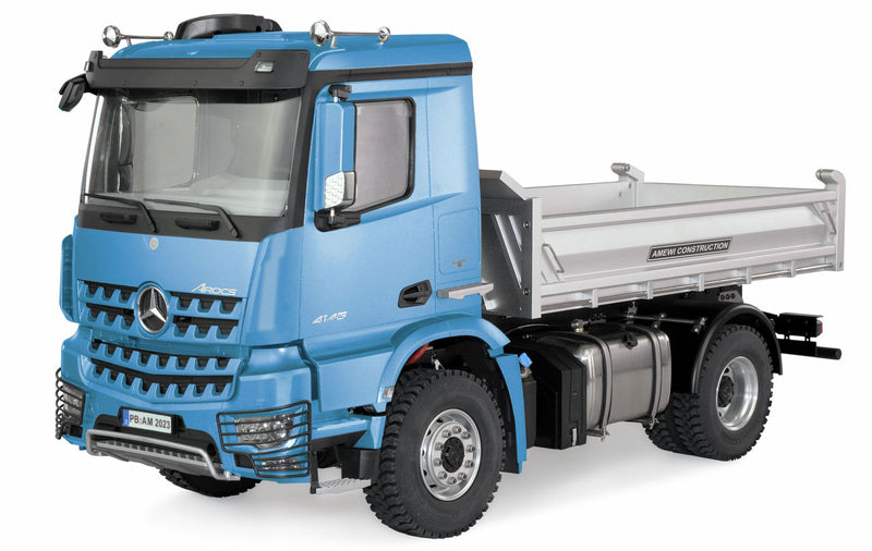 Amewi Camión Volquete Obra Rc Mercedes Arocs 4X2 Blue 14 +