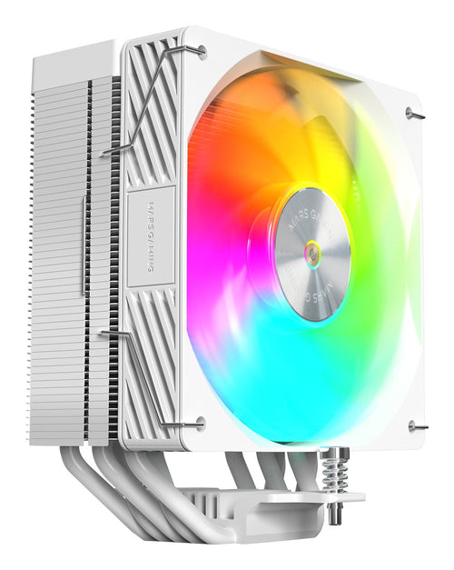 Mars Gaming Fan With Disipador MCPU-X5ARGB 12CM White — image 1