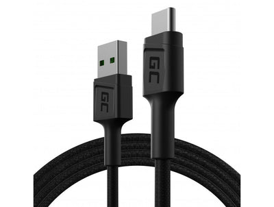 Cable Datos USB 2.0A Type-c 1.2M Greencell Qc 3.0 KABGC22 — image 1