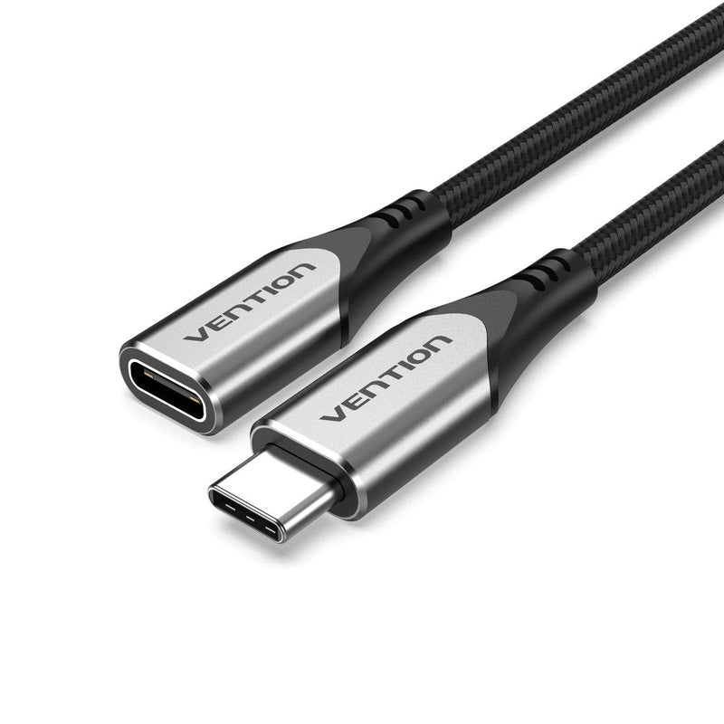 Vention Cable Alargador USB 3.1 Type-c Tabhf USB Type-c Male USB Type-c Female 1M Grey
