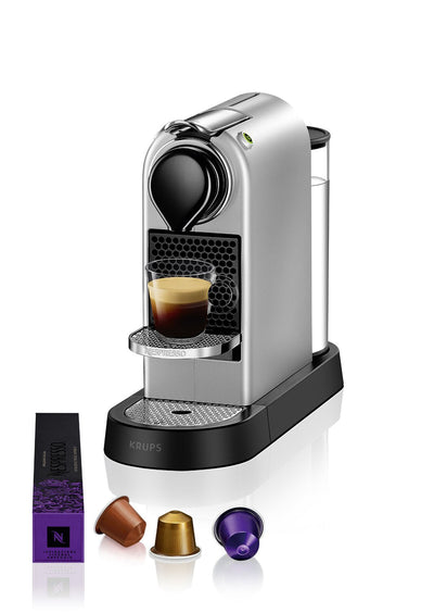 Krups Nespresso XN741B Coffee Machine Eléctrica Máquina Espresso, Coffee Machine Cápsulas Silver Máquina Espre — image 1