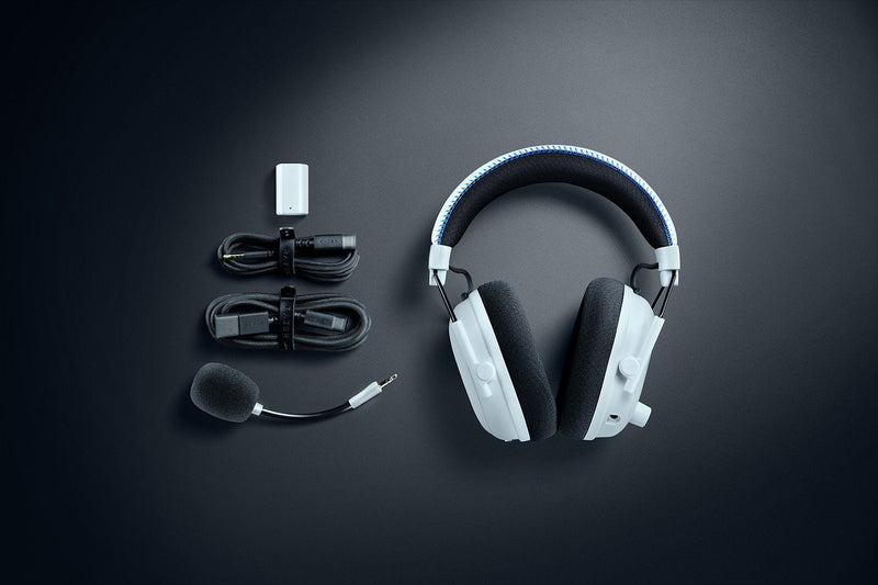 Razer Headphones Blackshark V3 Pro Wireless And Alámbrico Diadema Set USB Type a Bluetooth White
