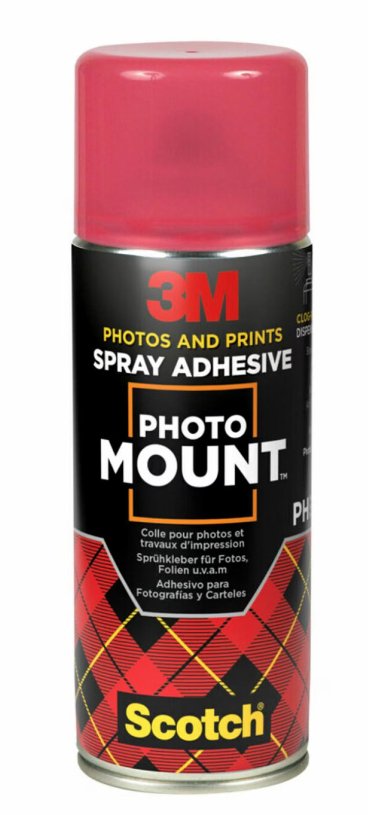Scotch 3M Photomount Adhesive Spray 400ML - Adhesive High Resistencia - Transparent — image 1