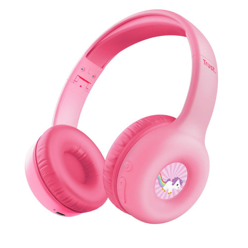 Trust Headphones Wrl Nouna Kids/Pink 25274 — image 1