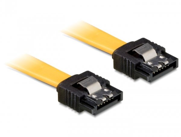 Delock Cable SATA 6GB/S Straight/Straight Metal 10CM