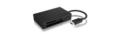 Icy Box Card Reader External IB-CR401-C3 Black USB 3.2 Gen 1 (3.1 Gen 1) Type-c — image 1