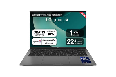 LG Laptop Gram 16ZD90T G Core Ultra 5 225H 16GB 512GB SSD Freedos 16 — image 1
