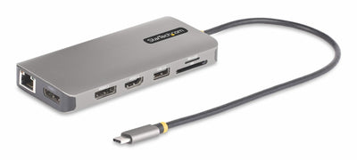 StarTech.com USB-C Triple-monitor Multiport Adapter HDMI/DP/Card Reader - Dockingstation - USB-C 3.2 Gen 1 / T — image 1