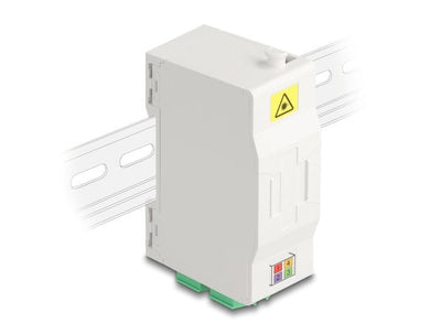 Delock 88098 Box Of Connection Fibre Optic Carril Din With Stand Empalme And 4 X Acoplador Lc Duplex — image 1