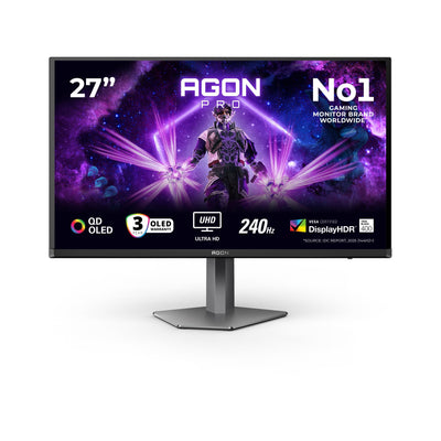 AOC Monitor G2 AG276UZD 26.5 3840 X 2160 Pixels 4K Ultra HD OLED Black — image 1