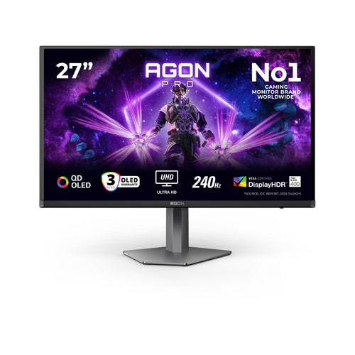 AOC Monitor G2 AG276UZD 26.5 3840 X 2160 Pixels 4K Ultra HD OLED Black — image 1