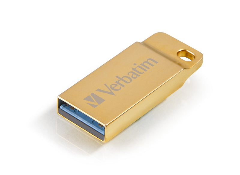 Verbatim USB 3.2 USB Flash Drive 16GB, Metal Executive, Gold