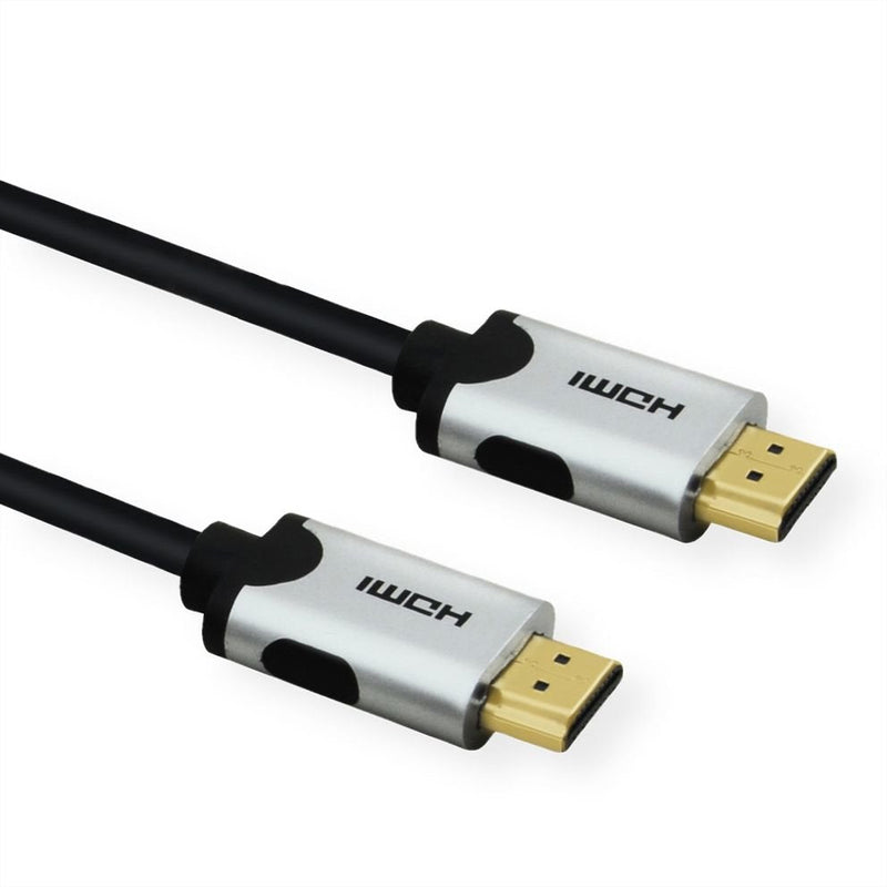 Value Cable 10K HDMI Ultra High Speed, St St, Black 1,5M