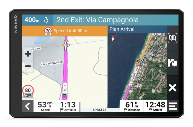 Garmin Navegador 1095 Fixed 25,6CM (10.1) TFT Pantalla Touchscreen 554G Negro