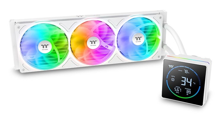 Thermaltake Refrigeración Líquida CPU K TH360-S V3 ARGB Sync Aio Snow Edition
