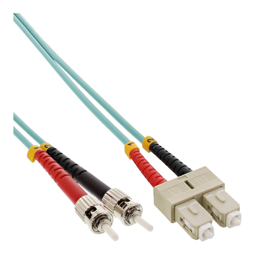 Inline Cable Duplex Fibre Optic Sc/St 50/125?M OM3 10M — image 1
