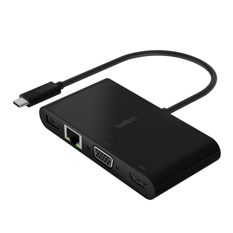 Belkin AVC004BTBK Hub Interfaz USB 3.2 Gen 1 (3.1 Gen 1) Type-c Black